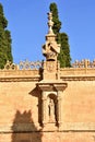 view of Santa Maria Cathedral, Ciudad Rodrigo, Salamanca province, Spai Royalty Free Stock Photo