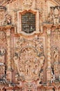 Detail of Santa Prisca church in Taxco, Mexico