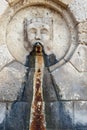 Baroque fountain in Noto Royalty Free Stock Photo