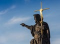 Detail of sculpture of Jesus Christ