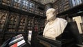 Detail of the Senate Library of Spain, in Madrid