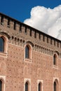 Sforza Castle - Milan Italy - Castello Sforzesco Royalty Free Stock Photo