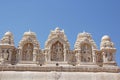 Detail of Shiva Virupaksha Temple, Hampi, Karnataka, India. Stone bas-reliefs