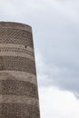 Detail shot of the ancient Burana Tower near Tokmok in Kyrgyzstan