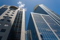 Detail of skyscrapers in Auckland