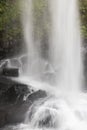 Detail of a small waterfall belonging to the Iguazu Falls, Natural wonder Royalty Free Stock Photo