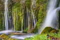 Detail of a small waterfall in Iceland Royalty Free Stock Photo