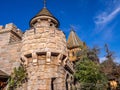 Detail of Snow White's castle, Fantasyland Royalty Free Stock Photo