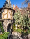 Detail of Snow White's castle, Fantasyland Royalty Free Stock Photo