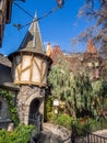 Detail of Snow White's castle, Fantasyland Royalty Free Stock Photo