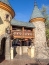 Detail of Snow White's castle, Fantasyland Royalty Free Stock Photo