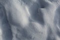 Detail of snowdrift ? snow texture Royalty Free Stock Photo