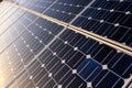 Detail of solar panels texture Royalty Free Stock Photo