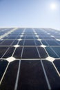 Detail of solar panels texture Royalty Free Stock Photo