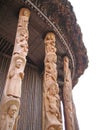 Detail of some pillars