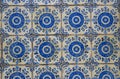 Detail of some typical portuguese tiles