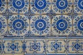 Detail of some typical portuguese tiles