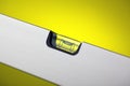 Detail of spirit level Royalty Free Stock Photo