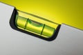 Detail of spirit level Royalty Free Stock Photo