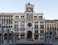 View of Piazza San Marco (St Mark\'s Square) the principal public square of Venice, Italy Royalty Free Stock Photo