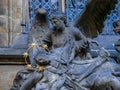 St. John of Nepomuk in St. Vitus Cathedral Royalty Free Stock Photo