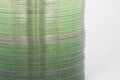 Detail of stack of cds Royalty Free Stock Photo