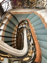 Detail of the staircase inside  the museum jacquemart-AndrÃÂ© in paris Royalty Free Stock Photo