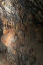 Detail of Stalactite and stalagmite in Aggtelek cave