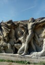 Detail of the statuary group `Youth` by Pierre Poisson Royalty Free Stock Photo