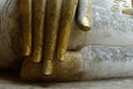 Detail,Statue of buddha Royalty Free Stock Photo