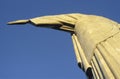 Detail of the statue of Christ the Redeemer, Rio de Janeiro, Bra Royalty Free Stock Photo