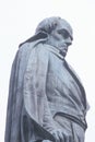 Detail of statue of Daniel Webster