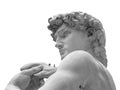 The detail of statue - David by Michelangelo Royalty Free Stock Photo