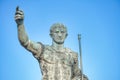 Detail of Statue of Emperor Octavian Augustus in Rome Royalty Free Stock Photo