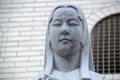 Detail Statue At The Osaka Catholic Church At Osaka Japan 3-9-2016