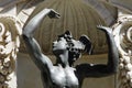 Detail of the statue of Perseus by Benvenuto Cellini in Florence Royalty Free Stock Photo