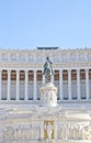 Detail of statue at Piazza Venezia, Rome, Italy Royalty Free Stock Photo