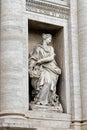 Detail Statue on Trevi Fountain