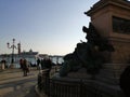 detail Statue Victor Emmanuel II-Venice-Italy