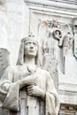 Detail of statues in mausoleum of The Andrassy family, Slovakia Royalty Free Stock Photo