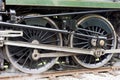 detail of steam locomotive, East Lancashire Railway, Lancashire Royalty Free Stock Photo