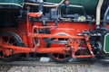 Detail of steam locomotive Royalty Free Stock Photo