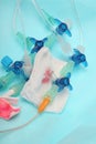 Detail of sterile intravenous catheter Royalty Free Stock Photo