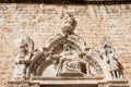 Stone Carving in the Franciscan Monastery located at Stradun street in Dubrovnik Old Town