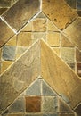 Detail stone pavement made of sandstone Royalty Free Stock Photo