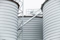 Detail of storage grain silo Royalty Free Stock Photo