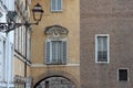 Street detail of an italian city, Rome Royalty Free Stock Photo