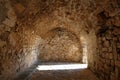 Detail of the structure of the city inside the mythical castle of Monemvasia Royalty Free Stock Photo