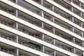 Detail of a subsidized housing building Royalty Free Stock Photo