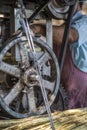 Sugarcane juice making Royalty Free Stock Photo